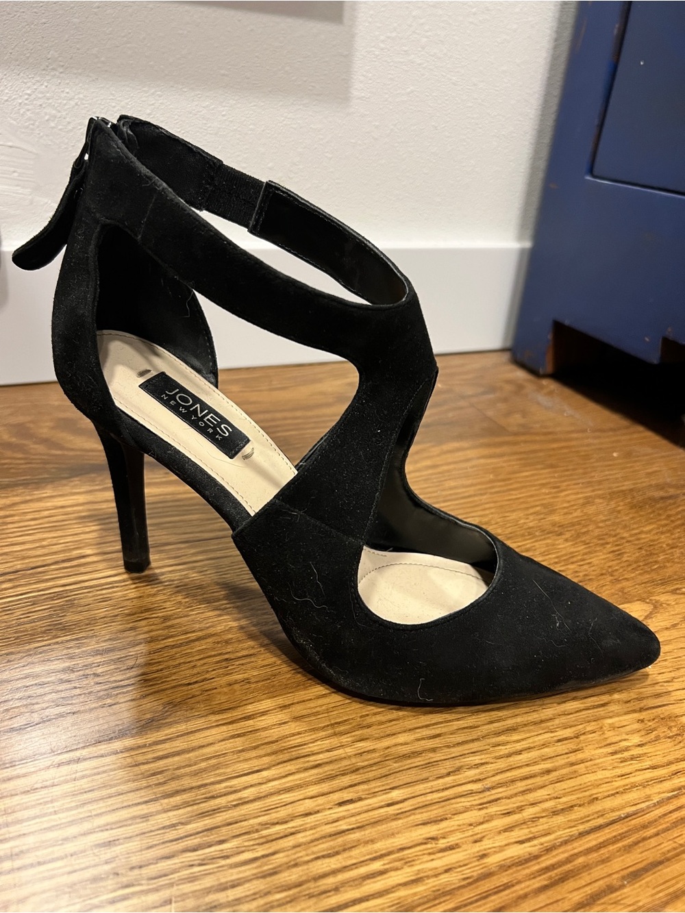 Jones New York Black Suede Stiletto